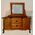 Cabinet with Mirror Oak (120 x 40 x 172Hmm) - Stock Clearance