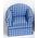 1:24 Sofa and 2 Chairs Blue/White Check