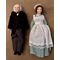 Butler and Maid Pair Porcelain Doll (150Hmm)