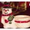 Snowman Planter (30mmW x 15mmD x 25mmH)