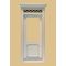 Full Scale Westfield Exterior Door, White (Fits opening 3 1/16″W x 7 9/16″H)