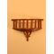 Romeo Carved Balcony Walnut (4 3/8"W x 3"H)