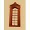 Pollinade French Single Door Walnut (Fits opening 3″W x  7 9/16″ H)