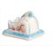 Butter Dish with Cover (Price Each) (0.75"H x 0.5"W x 0.125"D)