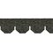 Salt & Pepper Hexagon Asphalt Shingle, 157 Sq In