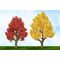 Autumn Sycamore Tree - 3" - 4" High. 2 per Pack