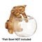 Cat Reaching Tabby (Bowl Not Included) (30mm)