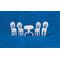 1:24 White Wire Patio Set (1.563"H x 0.625"W x 0.625"D)