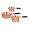 Copper Pot Set 3 (0.5"H X 1.875"W X 1.062"D)