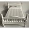 Double Bed Spindle Back White (155 x 160 x 90Hmm)