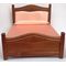 Bed Brown with Rounded Headboard