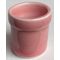 1:6 Scale or Large 1:12 Pink Plant Pot (38 x 38mm)