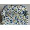 1:24 Sofa with Blue Floral Fabric (60W x 40D x 40Hmm)