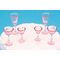 Stemware Pink 6 Pieces