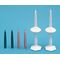 White Candlesticks (2) with Candles (Candle Stick: 21mmH)