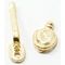 Door Handle and Knocker Brass 1 Pair (Handle: 27mm long, Knocker: 14 x 9mm)