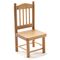 Chair, Oak (1-1/2" x 1-1/2" x 3-1/8")