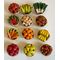 Basket of Fruit and Vegetables Set 12 (Basket 20 x 20mm)