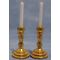 Brass Candlesticks (37mmH inc candle)