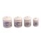 White Storage Jars (15 Diameter x 20Hmm)