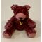 Teddy Bear Sitting Brown / Pink (24 x 25 x 21mm)