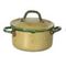1:24 or small 1:12 Scale Casserole Pan Medium Gold (0.125"H x 0.25"W x 0.875"D)