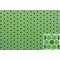 Tile: Hexagons, 11" X 15 1/2", Light Green/Dark Green