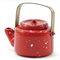 Red Spatterware Tea Kettle (1/2" x 3/4")