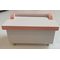 Toy Chest, White/Pink (73W x 43D x 44Hmm)