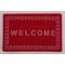 Welcome Mat Red (32 x 58mm)