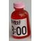 1:6 or Large 1:12 Juice 8:00 Bottle with Pink Lid (12 Diam x 24Hmm)