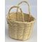 1:6 or Large 1:12 Scale Tall Woven Basket (40Diam x 33Hmm)