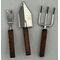 Garden Tools Brown Handles 3 Pieces (35Lmm)