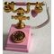 1:6 Small or 1:12 Large Pink Telephone Old Style (Base 20W x 16D, 30Hmm)