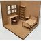Corner Room Box Bedroom Kit Laser Cut (260 x 260 x 240Hmm)