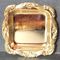 1:6 Scale Plastic Tray Gold Large Square (77 x 77mm)
