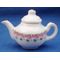 Teapot Pink Flower Line Round (38 x 22 x 25Hmm)