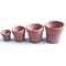 Pots Terracotta Set 4