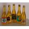 Wine Bottles Yellow Set 5
