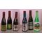 Wine Bottles Coloured Set 6 (35mmH)