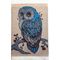 Small Owl Turkish Woven Rug (15 x 10cm)