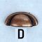 Draw Handle Smooth Copper