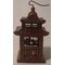 Square Bird Cage Walnut (20W x 20D x 27Hmm)