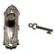 Opryland Door Handle Set W/Key, 2/Pk, Black (7W x 23Hmm)