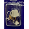 White Shade Wall Lamp (Shade: 20x 15mm)