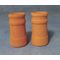 Small Round Chimney Pots Pk2 (3.0cm x 1.5cm)