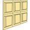 Wainscot Panel 6 sheet (2"H x 3"W x 0.125"D)