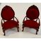 Chairs Mahogany Set of 2 (45 x 42 x 86Hmm)