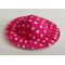 Hat Red with White Spots (40 Diam x 10Hmm)