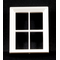 1:24 Victorian Window, 4 Pane (1-5/8" x 3/8" x 2")